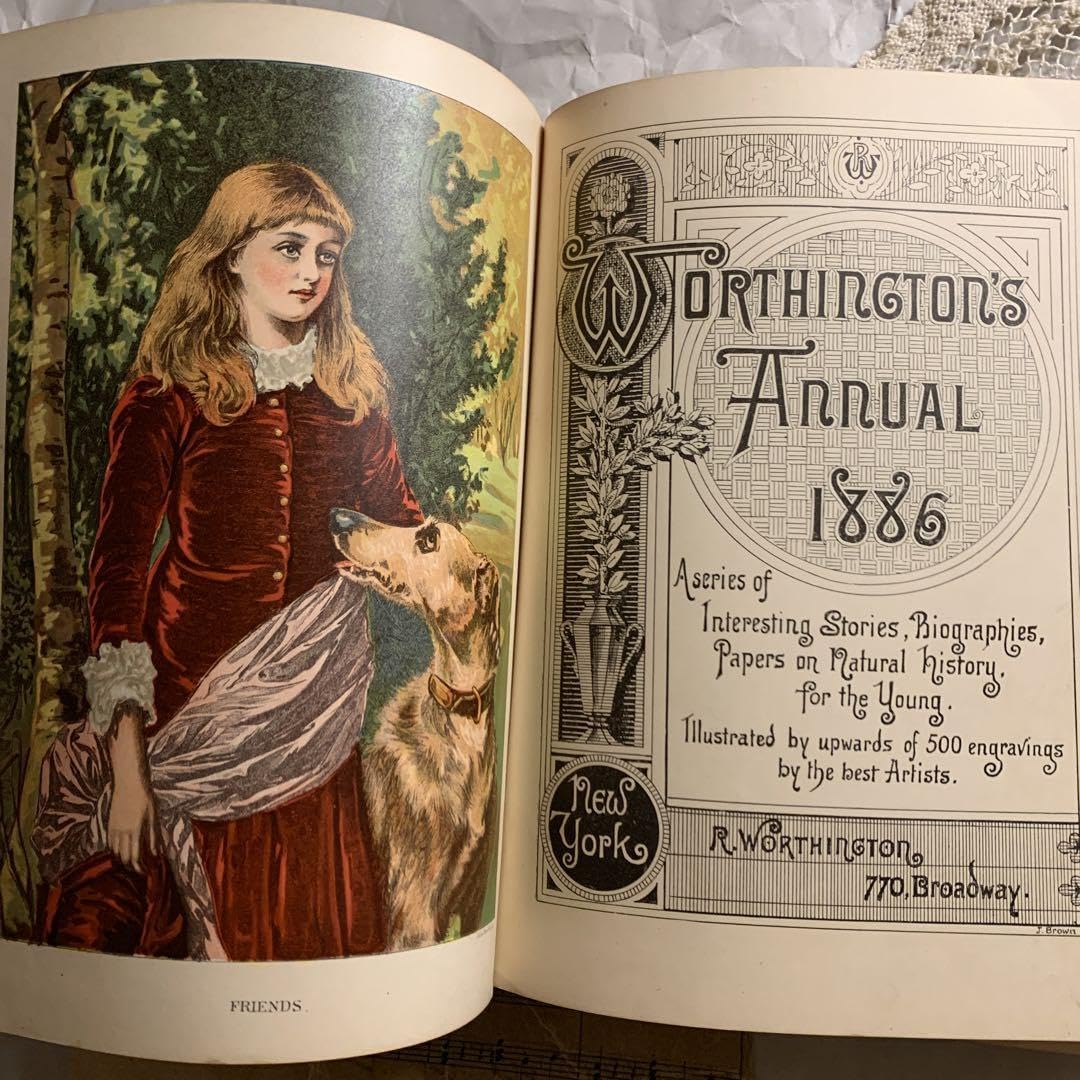 ヴィクトリアン洋書 絵本 ジャンクジャーナル アンティーク All A f7T3