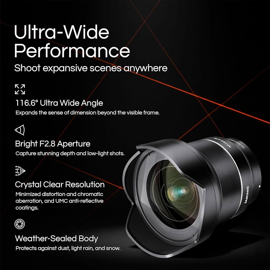 Amazon.com : Samyang 14mm F2.8 Auto Focus Lens for Canon EF