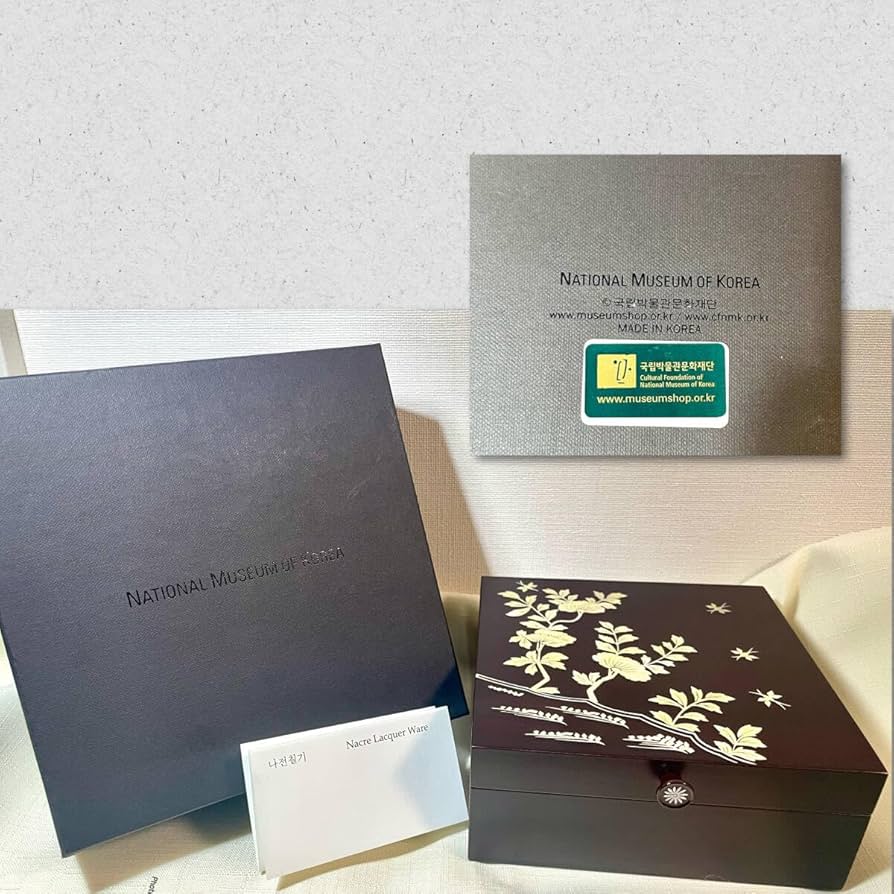 Amazon.co.jp: 極 韓国 螺鈿細工 螺鈿漆器 宝石箱 ジュエリーボックス