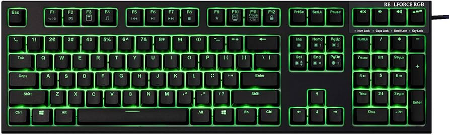 Amazon.co.jp: R2A-JP4G-BK REALFORCE ゲーミングフルキーボード 日本