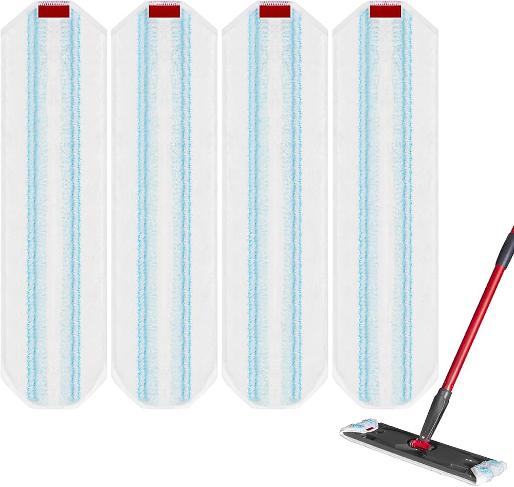 Amazon.com: 4 Pack Microfiber Mop Pad for O-Cedar H2prO Flat Mop