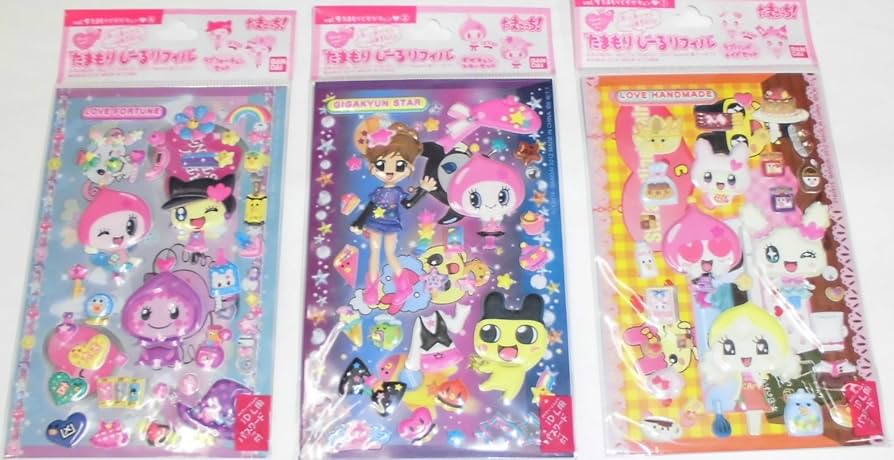 Amazon | たまごっち たまもりしーるリフィル 3種セット(ラブ