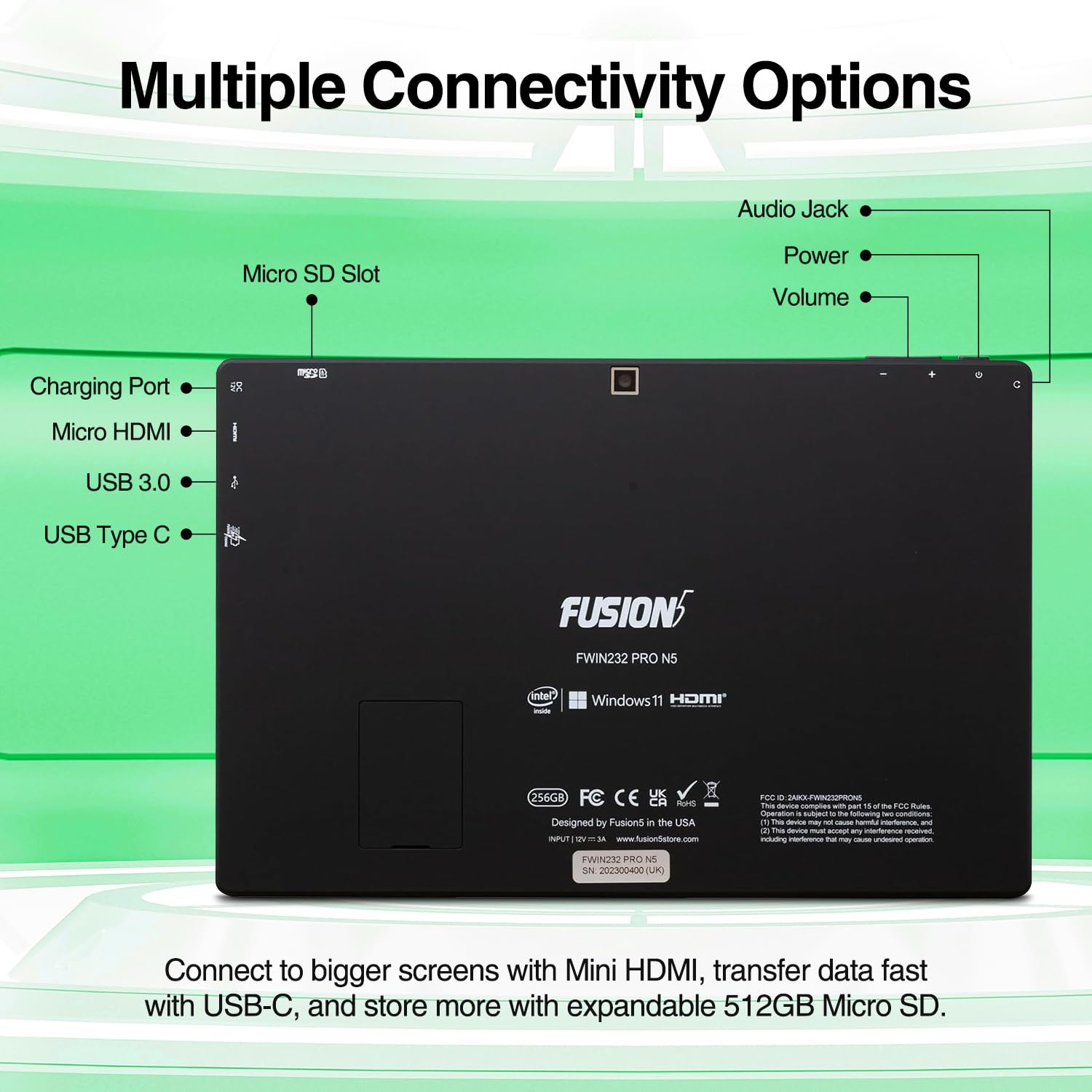 Amazon.co.jp: Fusion5 10.1インチ Windows 11 Professional
