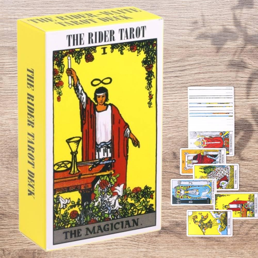 正規品タロットカード】リネン仕上げ＆箔押し✨美しい水彩画✨好奇心