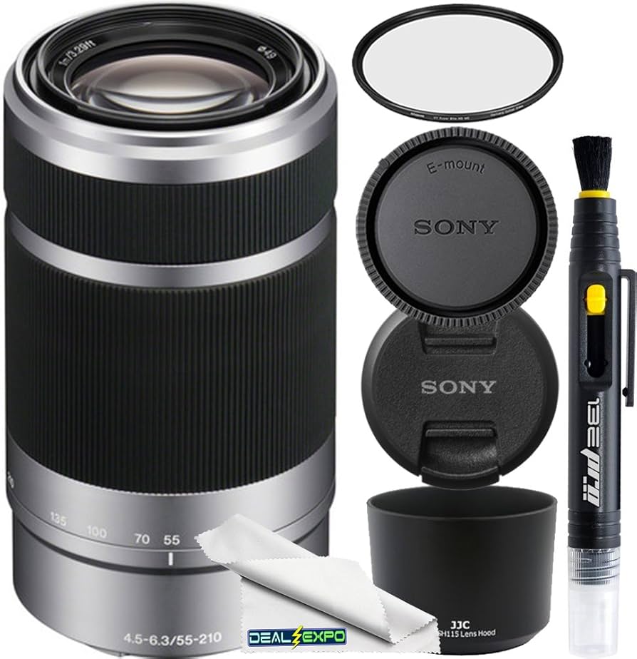 Amazon.com : Sony E 55-210mm (SEL55210) F4.5-6.3 OSS Lens for Sony