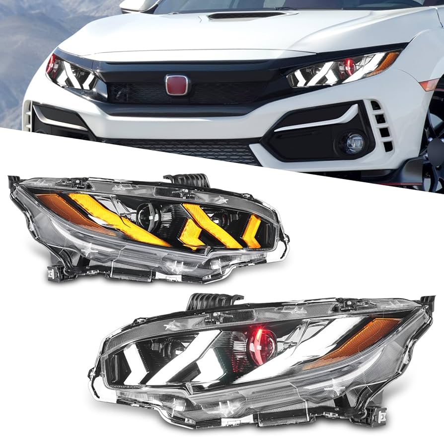 Amazon | ホンダ シビック ヘッドライト FK7 FK8 タイプ R FC1 ヘッド