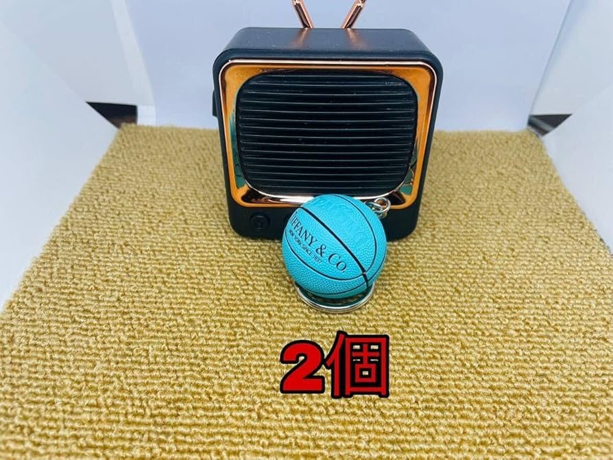 Amazon.co.jp: バスケットボール キーホルダー ブルー ティファニー 2