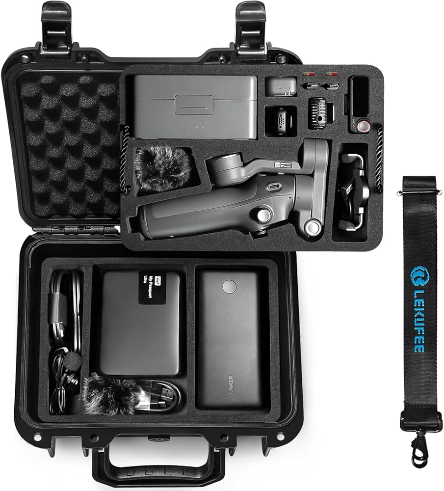 Amazon.com : Lekufee Portable Waterproof Hard Case for DJI Osmo