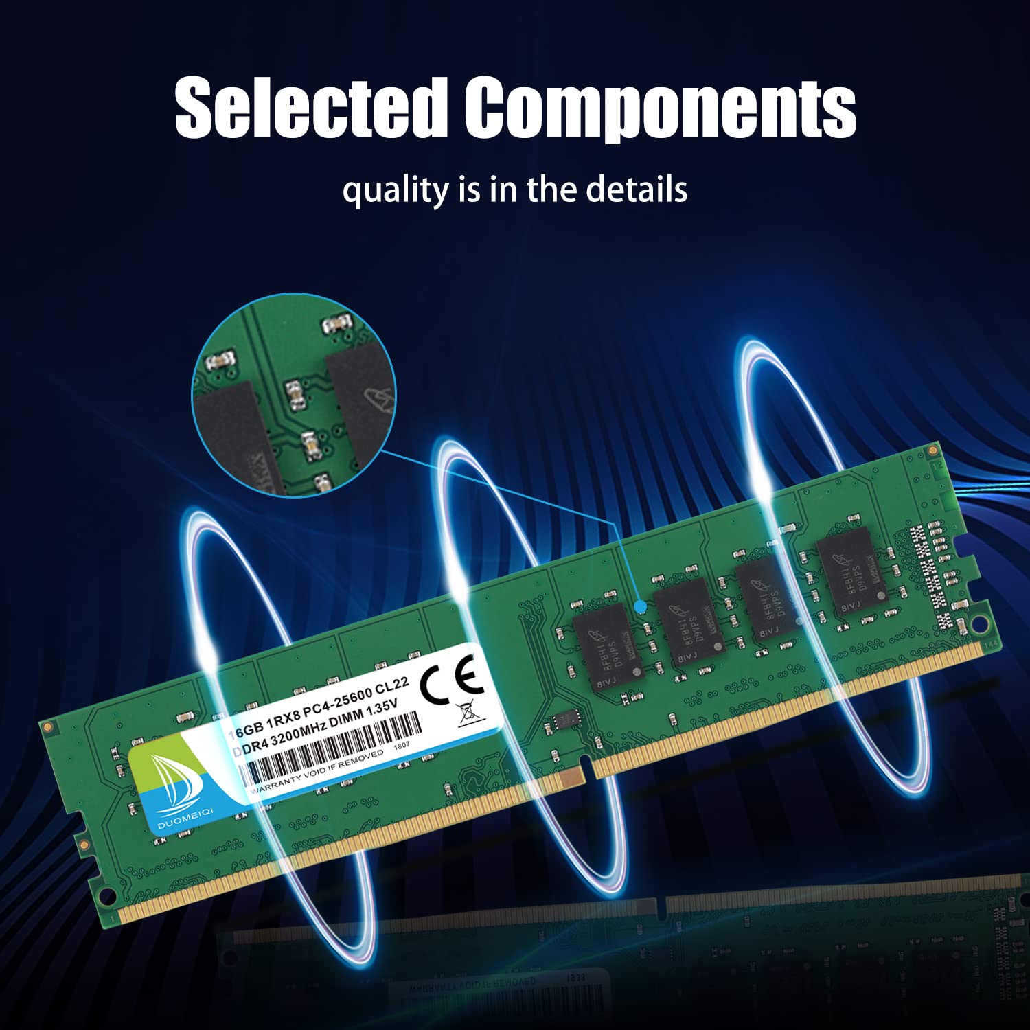 Amazon.co.jp: DUOMEIQI DDR4 RAM 32GB 3200mhz (16GB X 2)、DDR4 3200