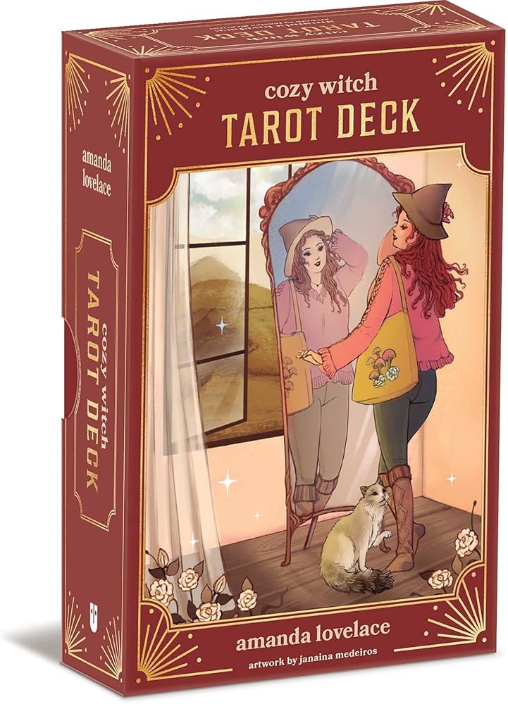 Amazon | Cozy Witch Tarot Deck and Guidebook | Lovelace, Amanda