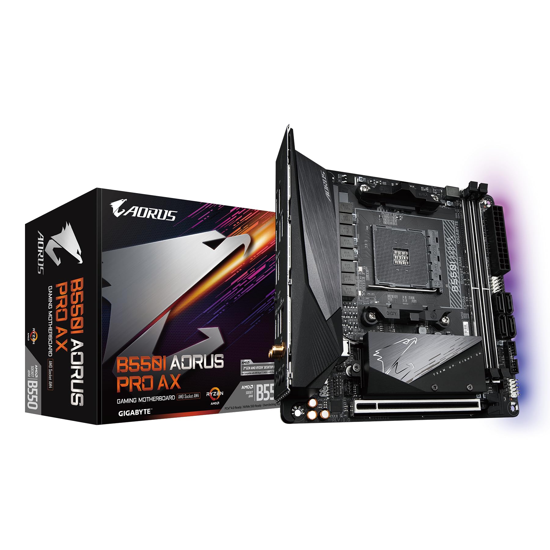 Amazon | GIGABYTE B550I AORUS PRO AX Rev.1.xマザーボード MiniITX