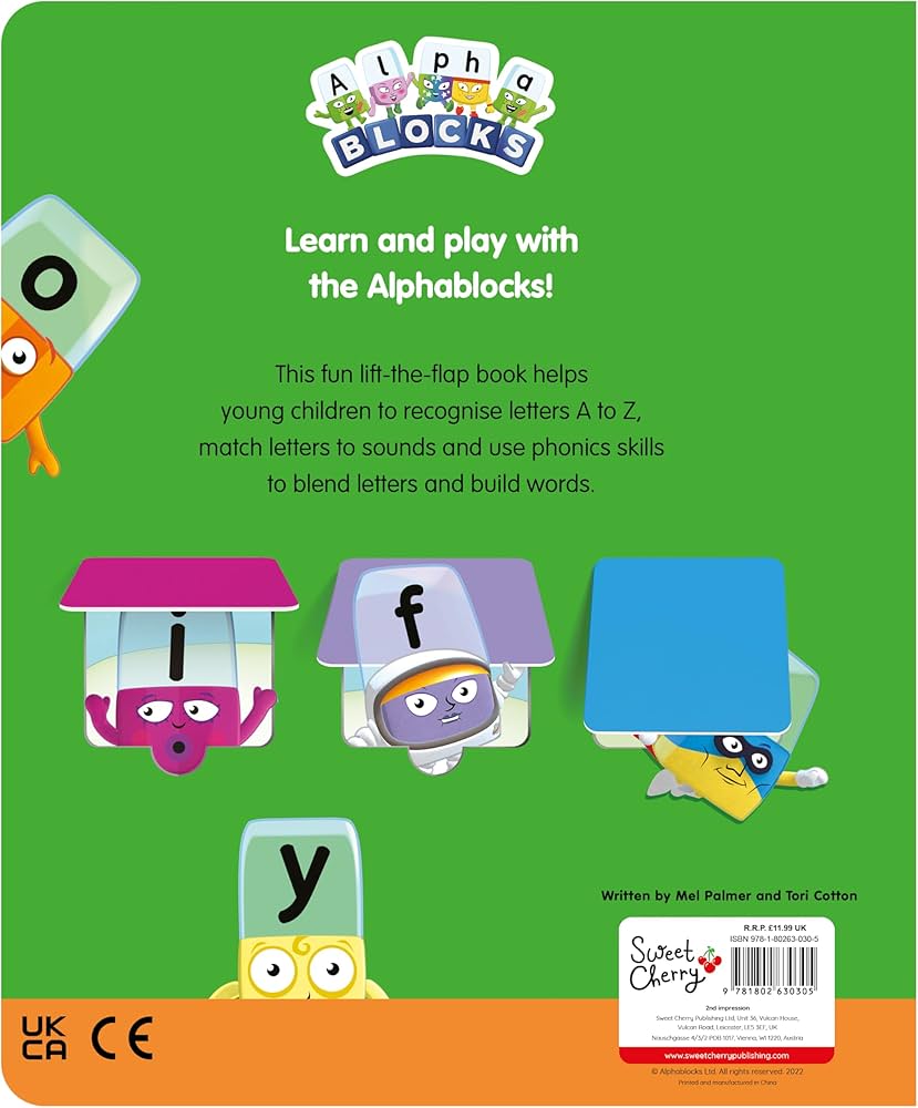 Amazon | Alphablocks A-Z: A Lift-the-Flap Book (Numberblocks Lift