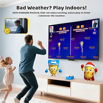 Amazon.com: KINHANK MotionX Active Game Console with 39 Motion