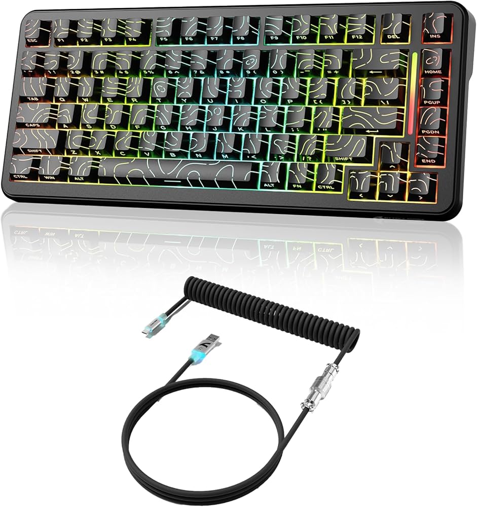 Amazon | ATTACK SHARK X82PRO HE 三モード無線ゲーミングキーボード