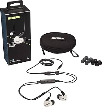 Amazon.com: Shure SE215 Wired Sound Isolating Earbuds, Clear Sound