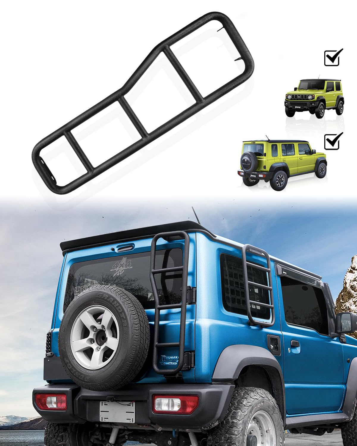 Amazon | ジムニーシエラ JB74 ラダー ジムニー リアラダー JB64