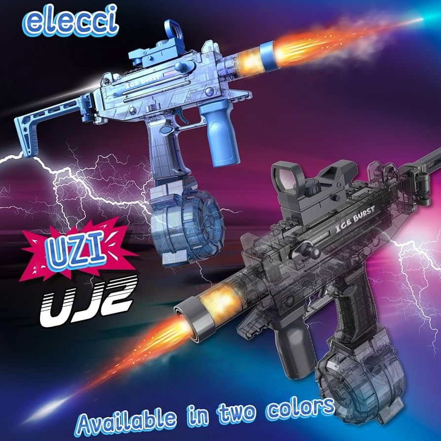 Amazon.com: Electric Uzi Water Gun with Large-Capacity Water