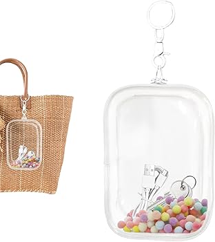 Amazon | クリアドールディスプレイケースキーホルダー | 透明ドール