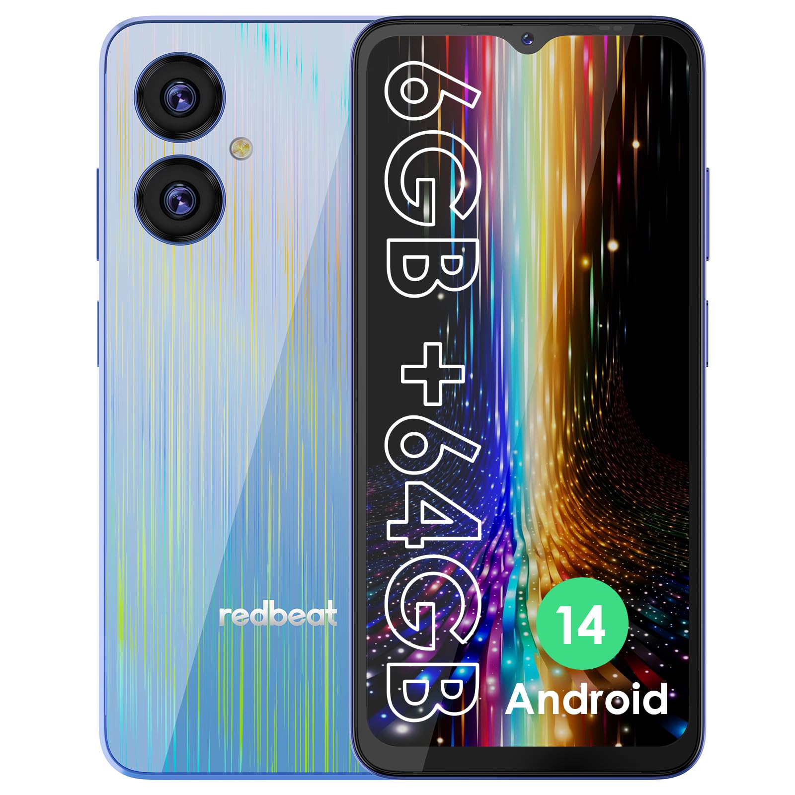 Amazon.com: Unlocked Android 14 Smartphone D5 Phone 8-core 1.6GHz