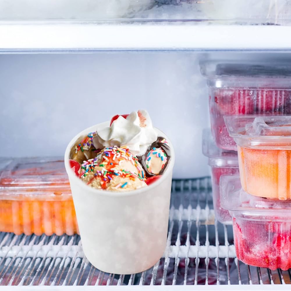 Amazon.co.jp: 冷凍庫用アイスクリーム収納 - 漏れ防止自家製アイス