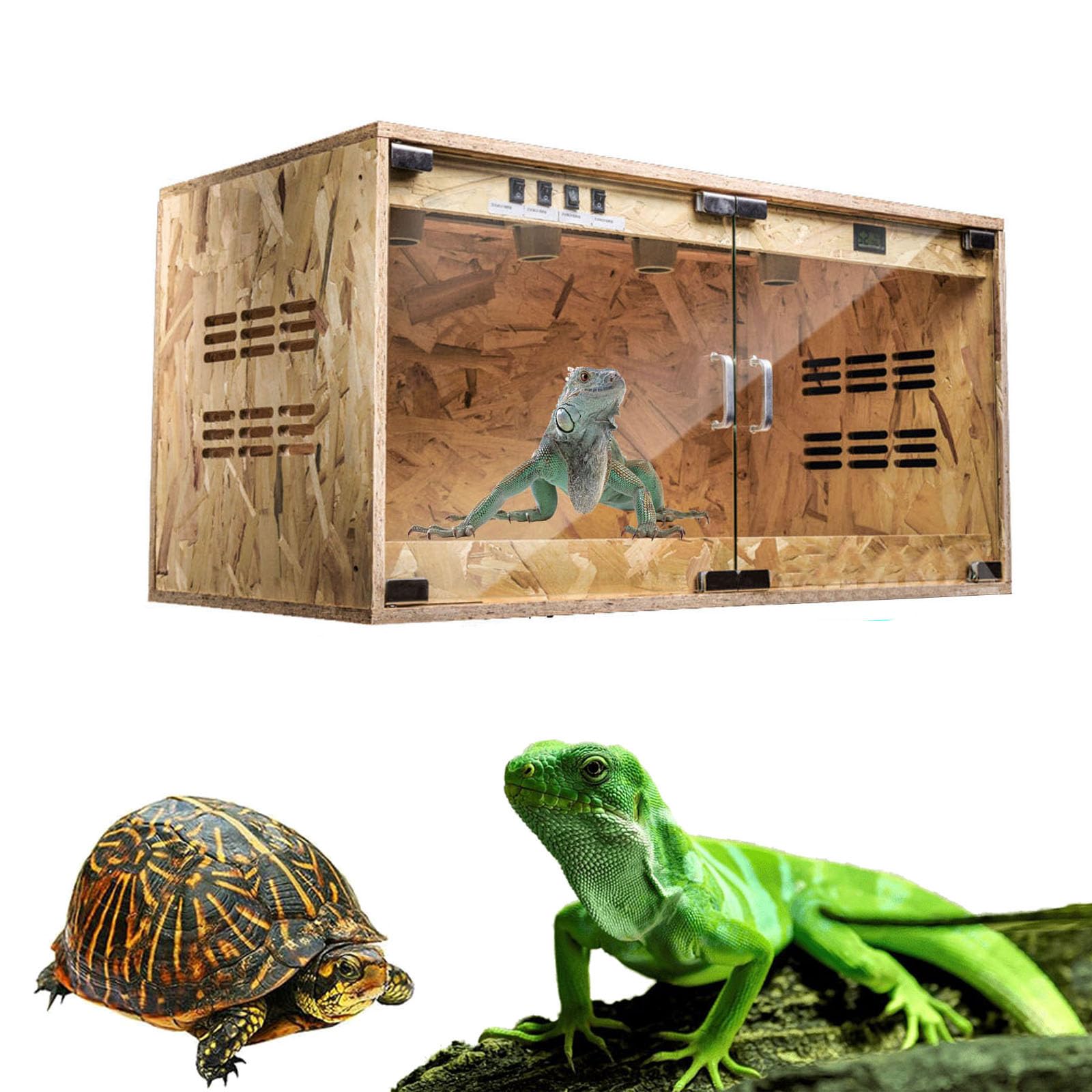 Amazon | 2025新型 爬虫類 ケージ 120cm【Errtsdb レプタイルボックス
