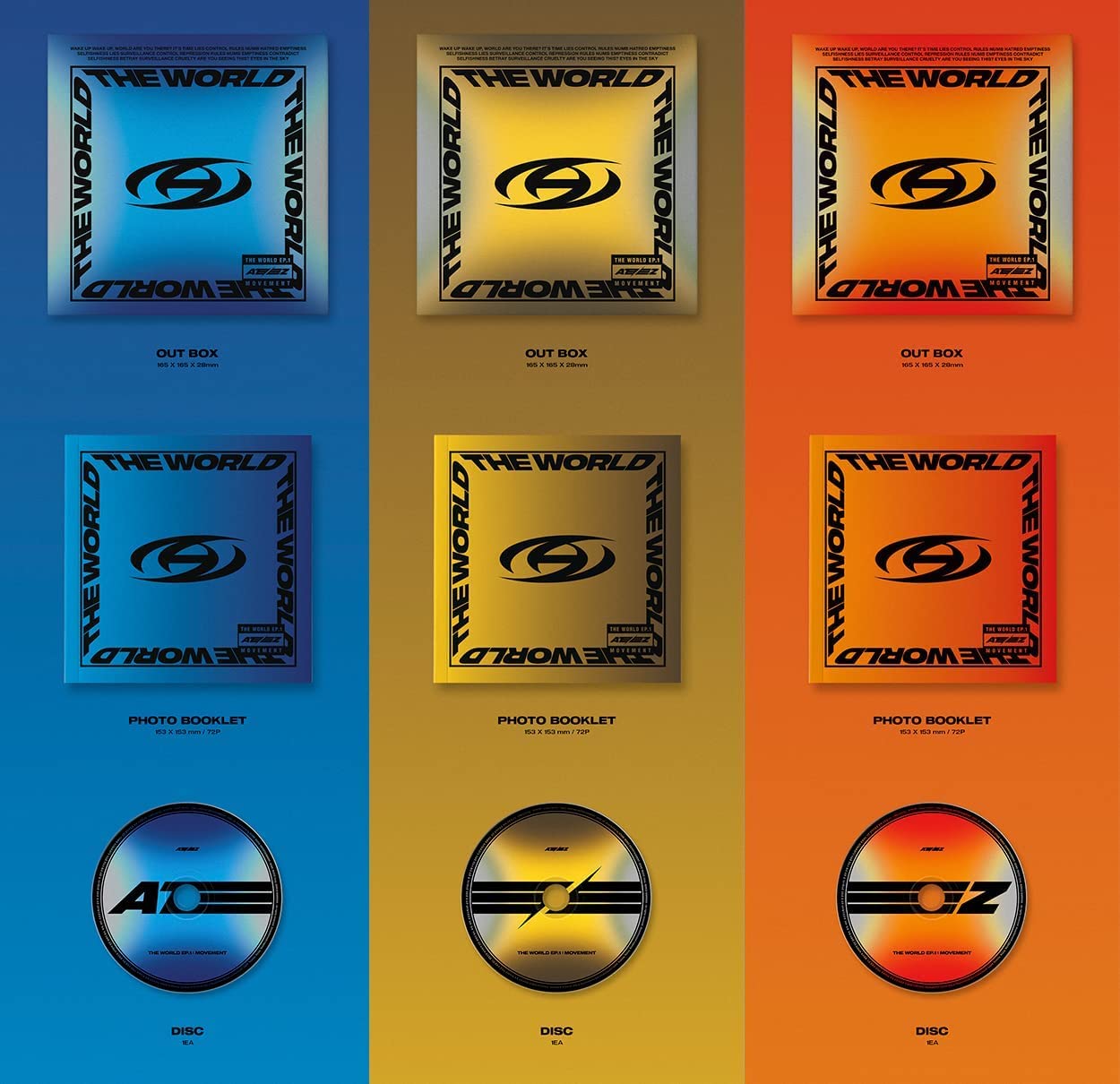 Amazon.com: KQ Entertainment ATEEZ - THE WORLD EP.1 : MOVEMENT