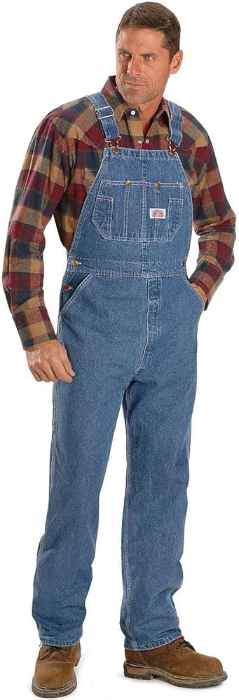 Amazon.com: Round House Men's Overalls Stonewash 30W x 32L