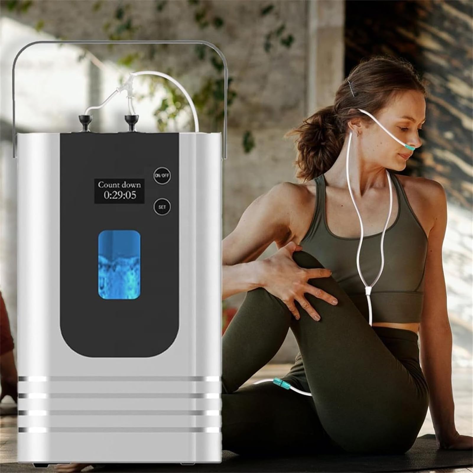 Amazon.co.jp : ASHLGQB ポータブル水素吸入器、99.99%高濃度水素