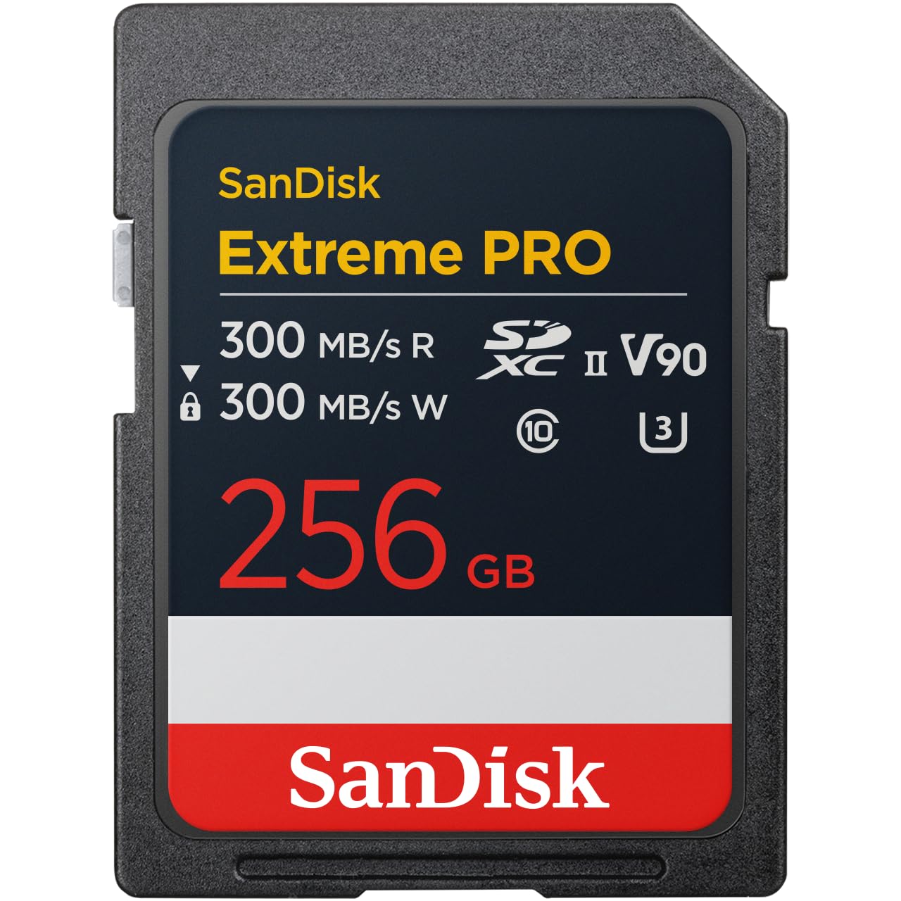 SanDisk 256GB Extreme PRO SDXC UHS-II Memory Card - Up to 300MB/s