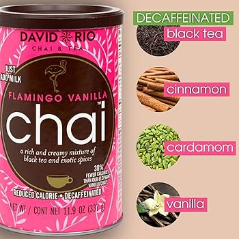 Amazon.com : Flamingo Vanilla Decaffeinated Reduced Calorie Chai
