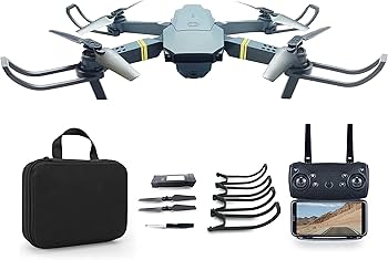 Amazon.co.jp: ドローン カメラ付き 屋外 100g未満 2カメラ搭載 電池2
