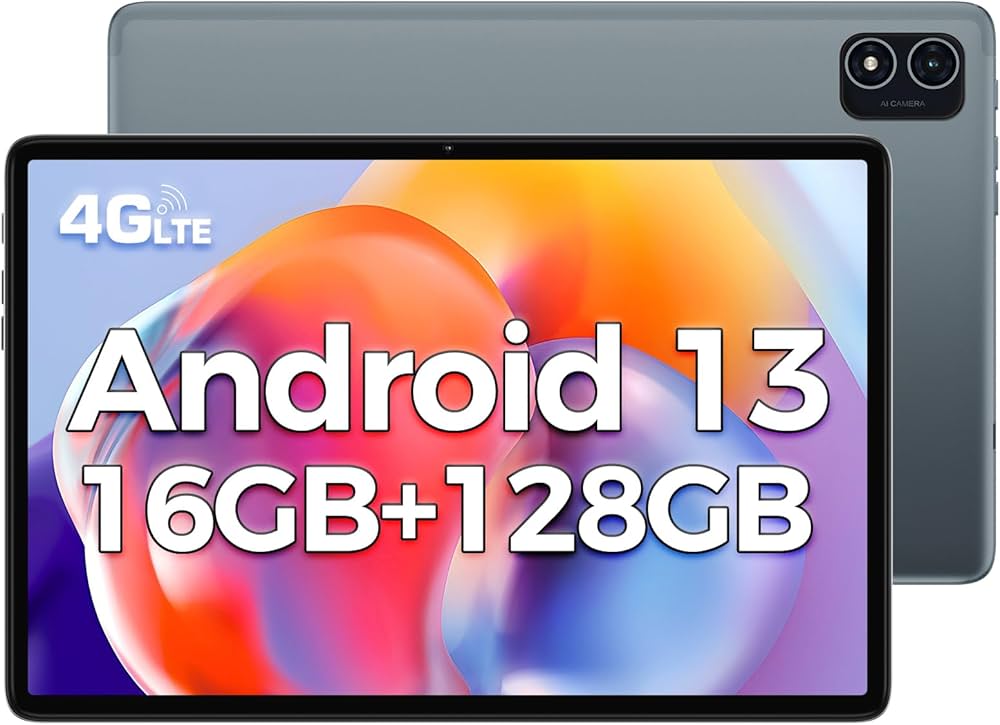 TECLAST P40HD Tablet 10.1 Inch, 16(8+8)GB RAM 128GB ROM(TF 1TB