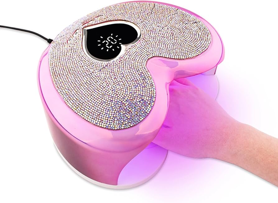 Amazon.com : FRUJCDKI Nail Lamp, 96W Rechargeable UV Light for