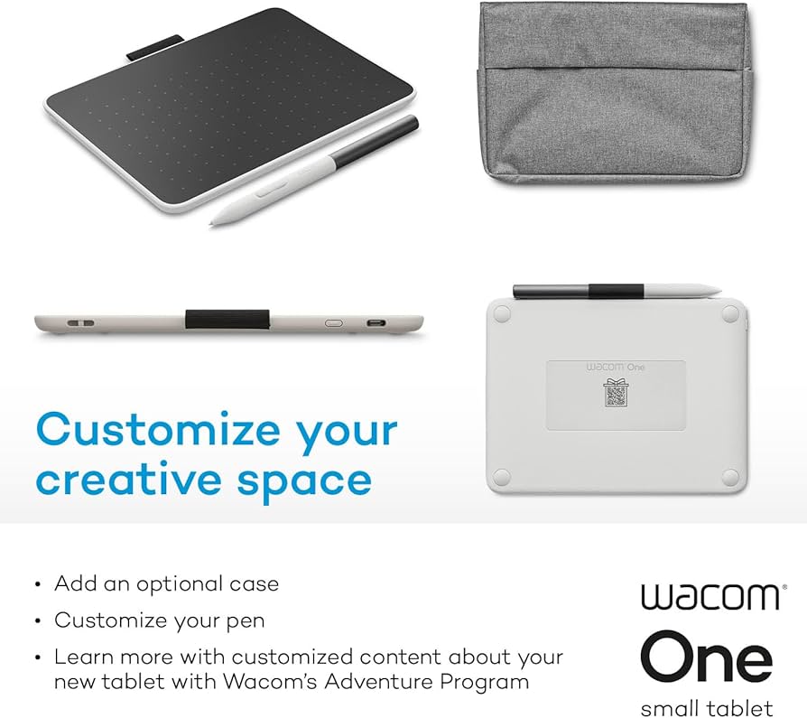 Amazon.com: Wacom One Bluetooth Drawing Tablet, Small 7.4