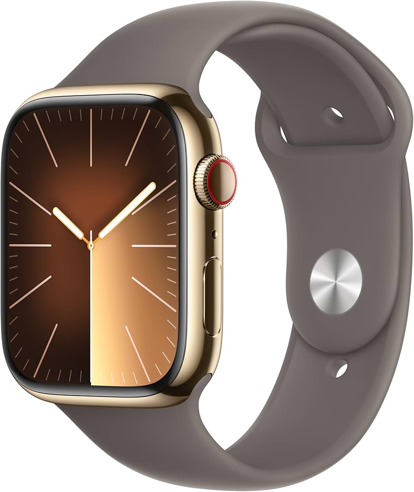 Amazon.com: Apple Watch Series 9 [GPS + Cellular, 45mm] - Gold