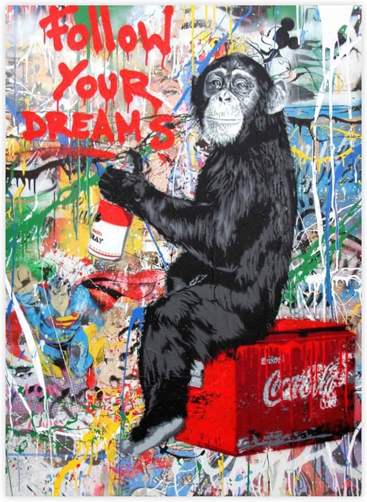 Amazon.co.jp: シール Banksy バンクシー 落書きアート ステッカー