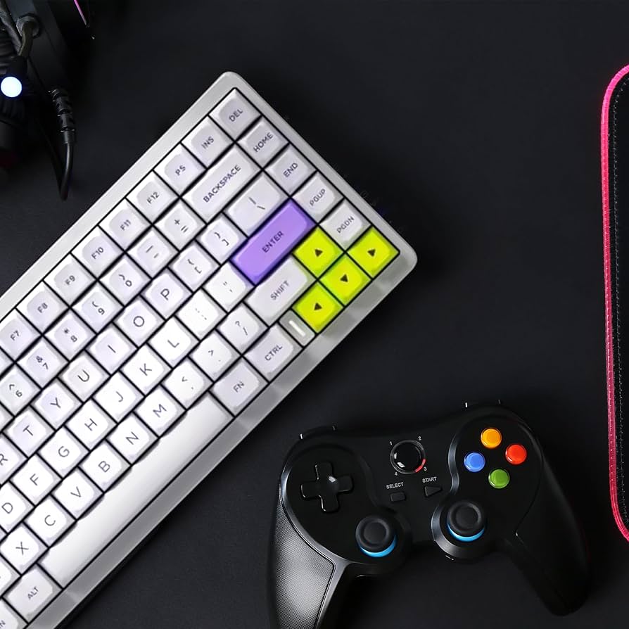 Amazon.co.jp: AESCO A83 ホワイト ラピッドトリガーキーボード