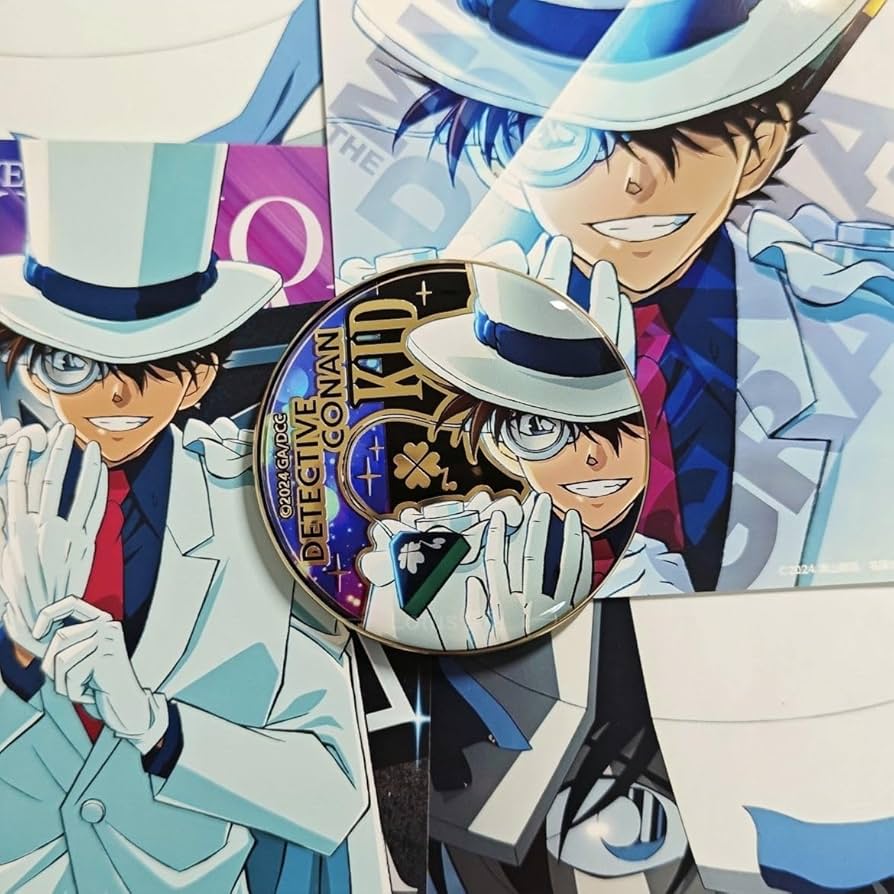 名探偵コナン 怪盗キッド 黒羽快斗 缶バッジ コレクション まじっく快