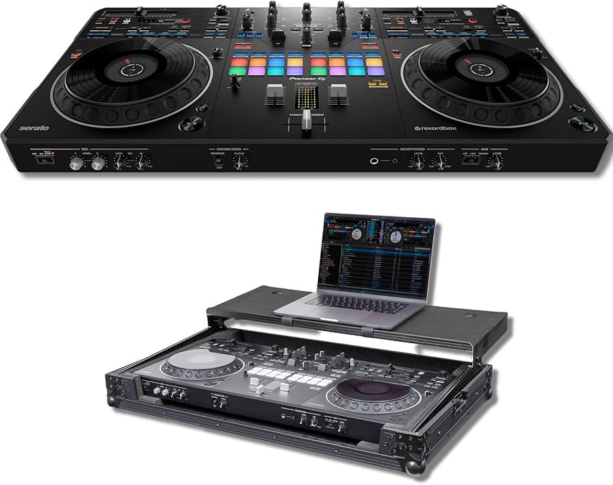 Amazon.com: Pioneer DDJ-REV5 4-deck DJ Controller with Headliner