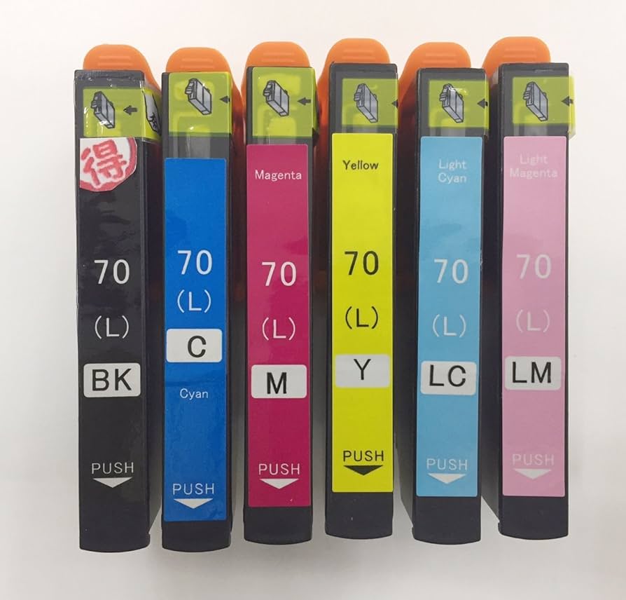 Amazon.co.jp: EP-806AB インク エプソン プリンター IC70L 6色セット