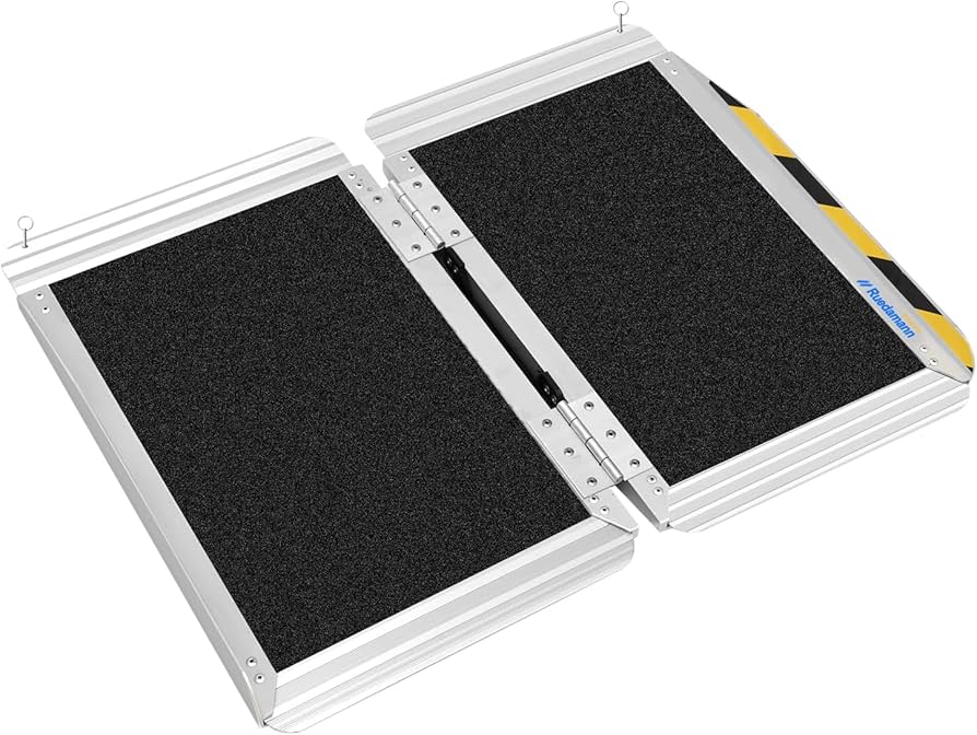 Amazon | Ruedamann スロープ 車椅子 長さ61cm 幅76cm 車椅子 スロープ