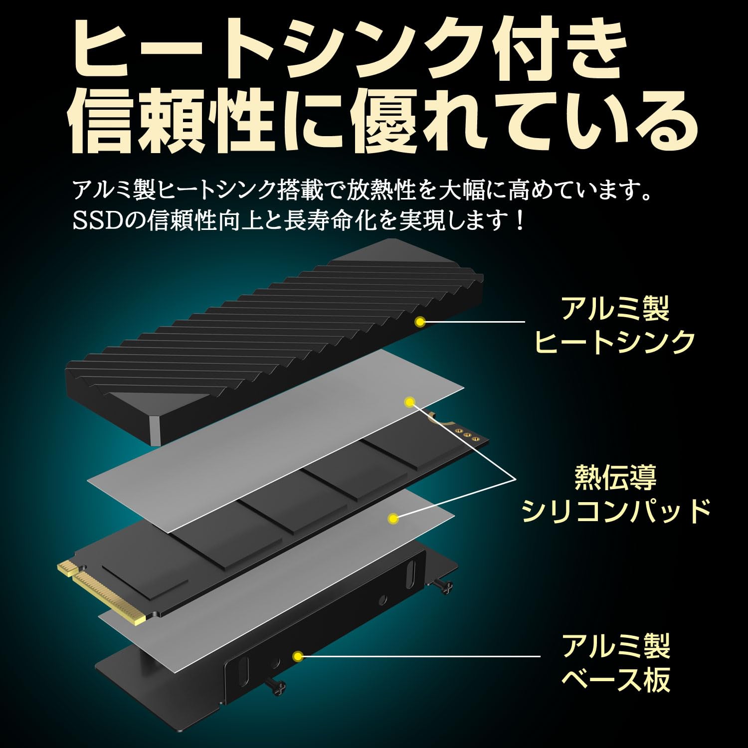 Amazon.co.jp: Hanye SSD 4TB PCIe Gen4x4 M.2 NVMe 2280 with