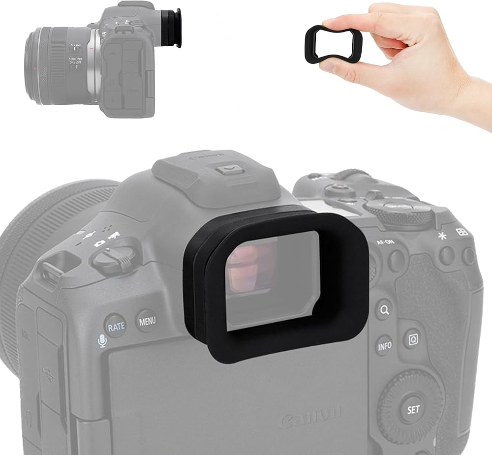 Amazon | アイカップ 延長型 Canon EOS R5 Mark II アイピース 接眼