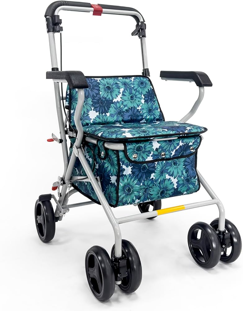 Amazon | Care-parents シルバーカー 軽量 折りたたむ おしゃれ 高齢者