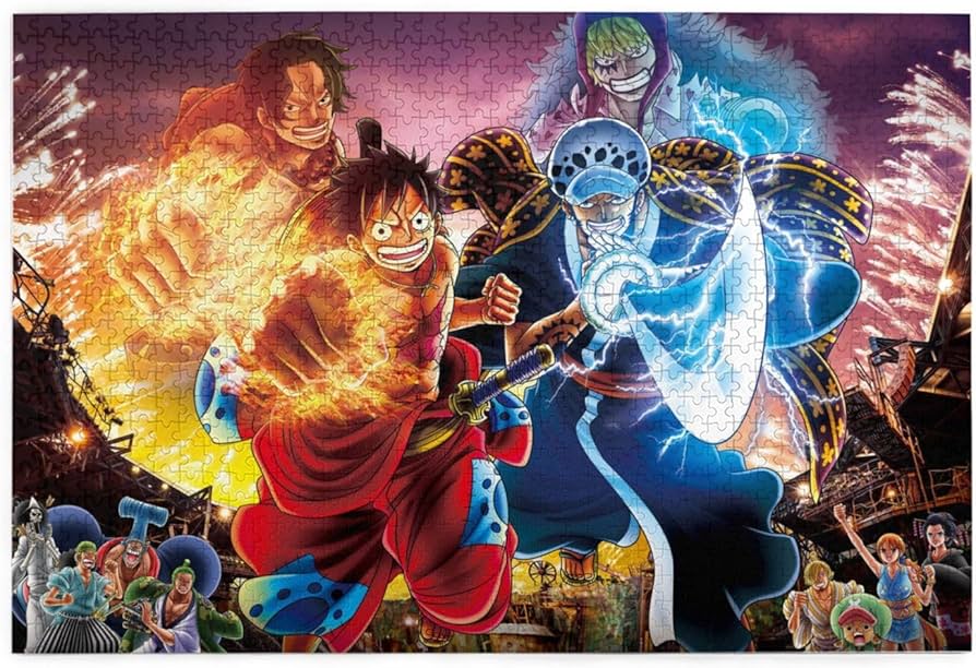 Amazon.co.jp: ワンピース ジグソーパズル 木製 1000ピース