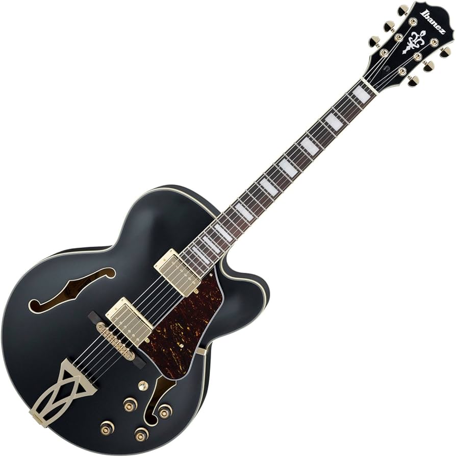 Amazon.com: Ibanez AF75GBKF AF Artcore 6 String Black Flat Hollow