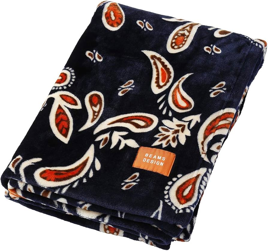 Amazon｜nishikawa 【 西川 】 毛布 ネイビー 140×200cm BEAMS DESIGN