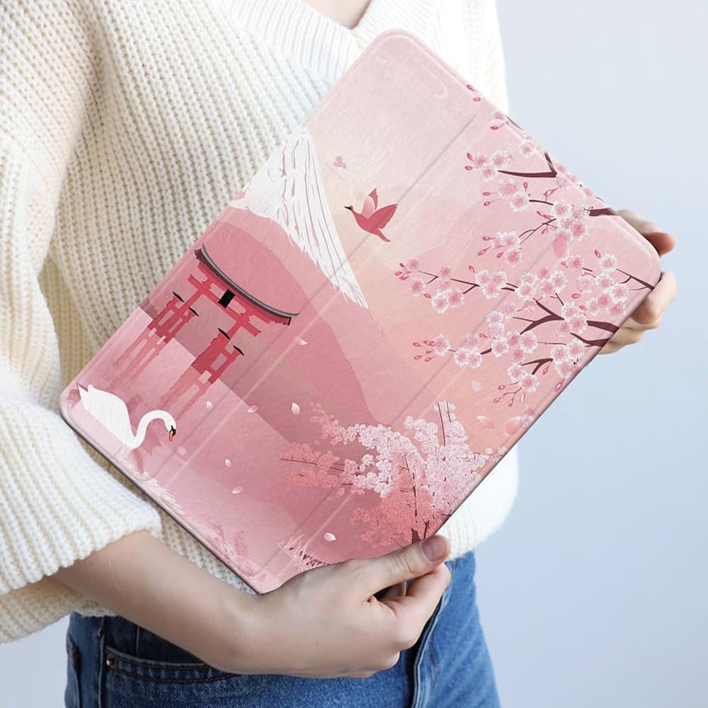 Amazon.com: Case for iPad 9th 8th 7th Generation Cherry Blossom