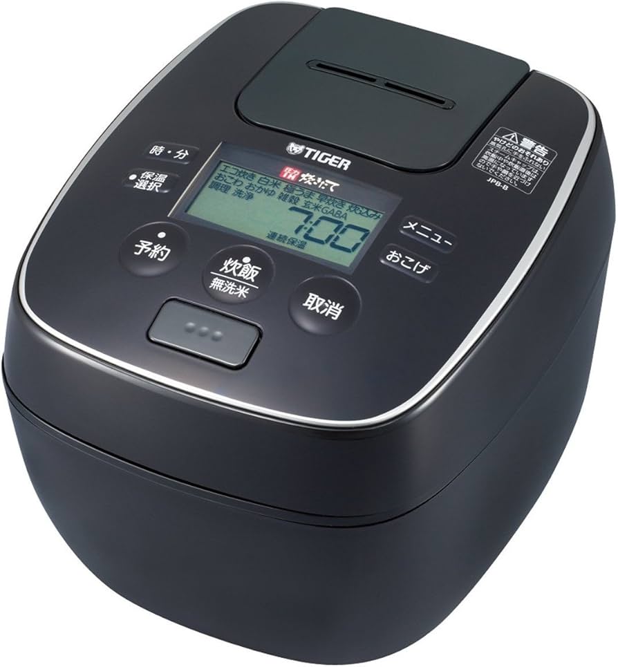 Amazon | タイガー 炊飯器 圧力IH 「炊きたて」 5.5合 ブラック JPB