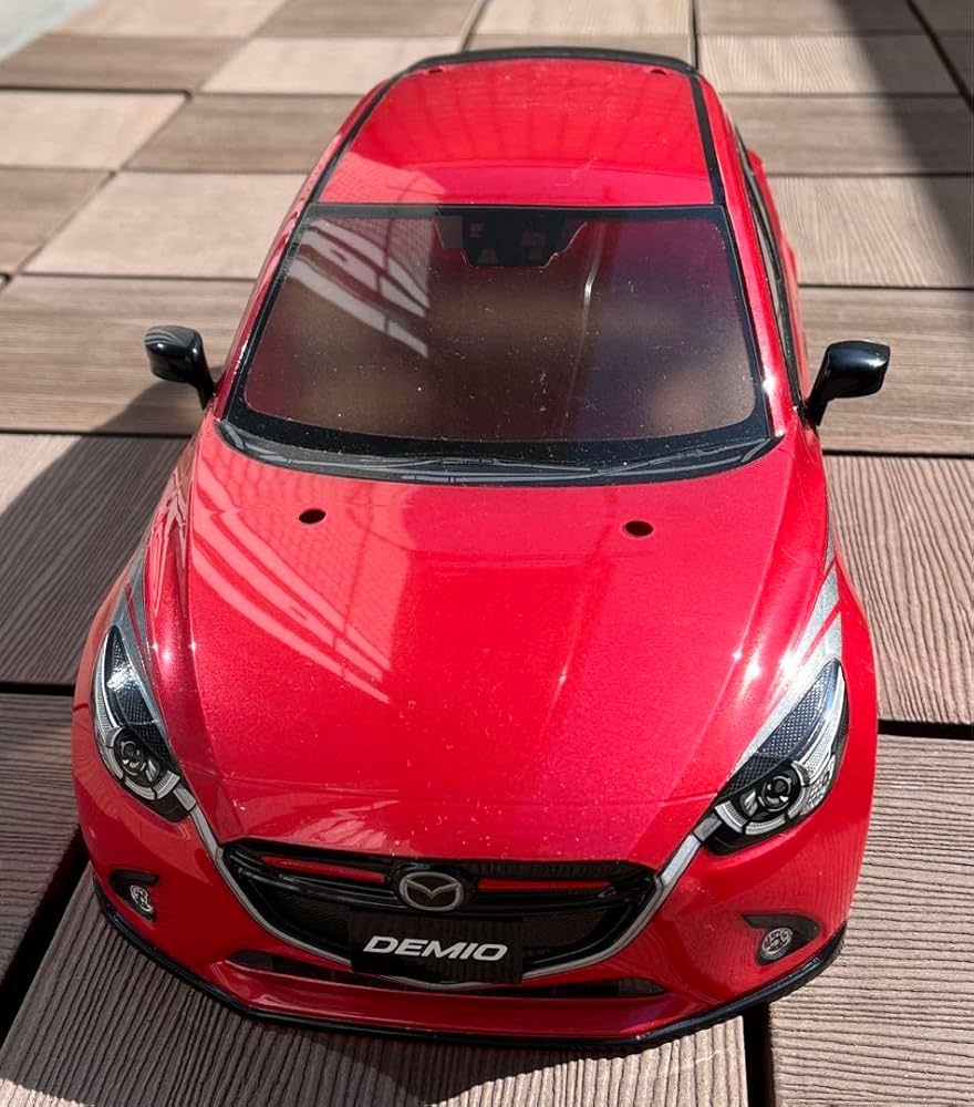 Amazon.co.jp: タミヤ ラジコン sp1591 マツダ デミオ ボディ XB 完成